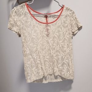 Lace Cream Blouse